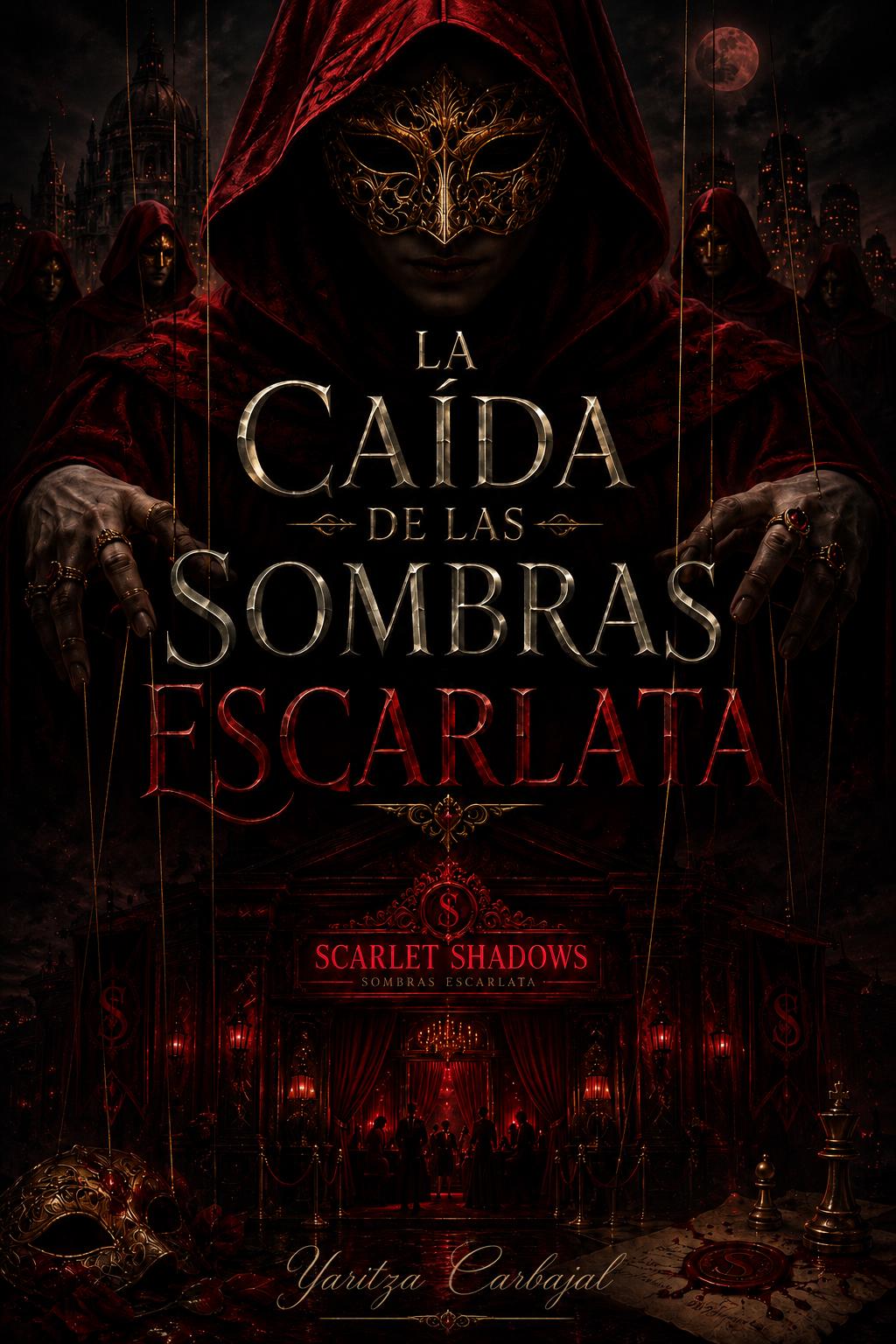 La caída de las sombras escarlata Cover