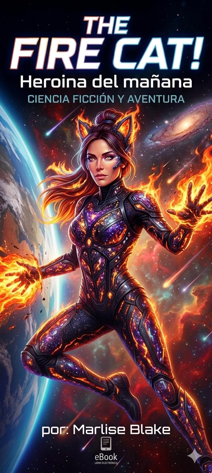 The Fire Cat!: Heroina del Mañana Cover
