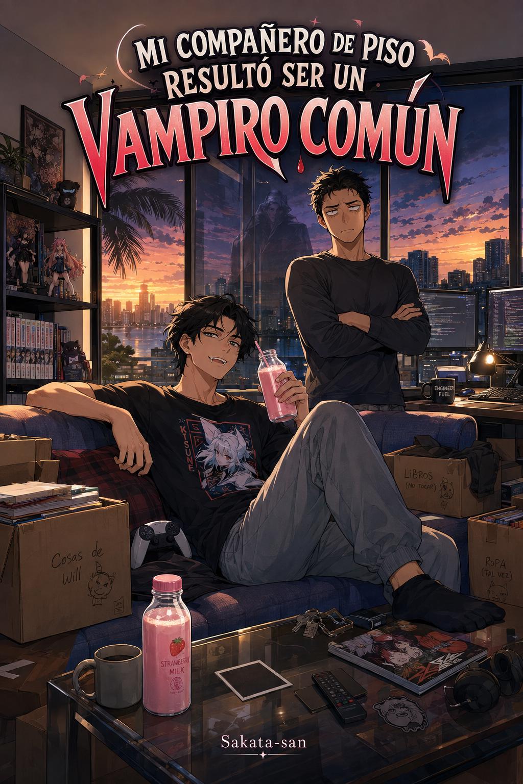 Mi compañero de piso resultó ser un vampiro común. Cover
