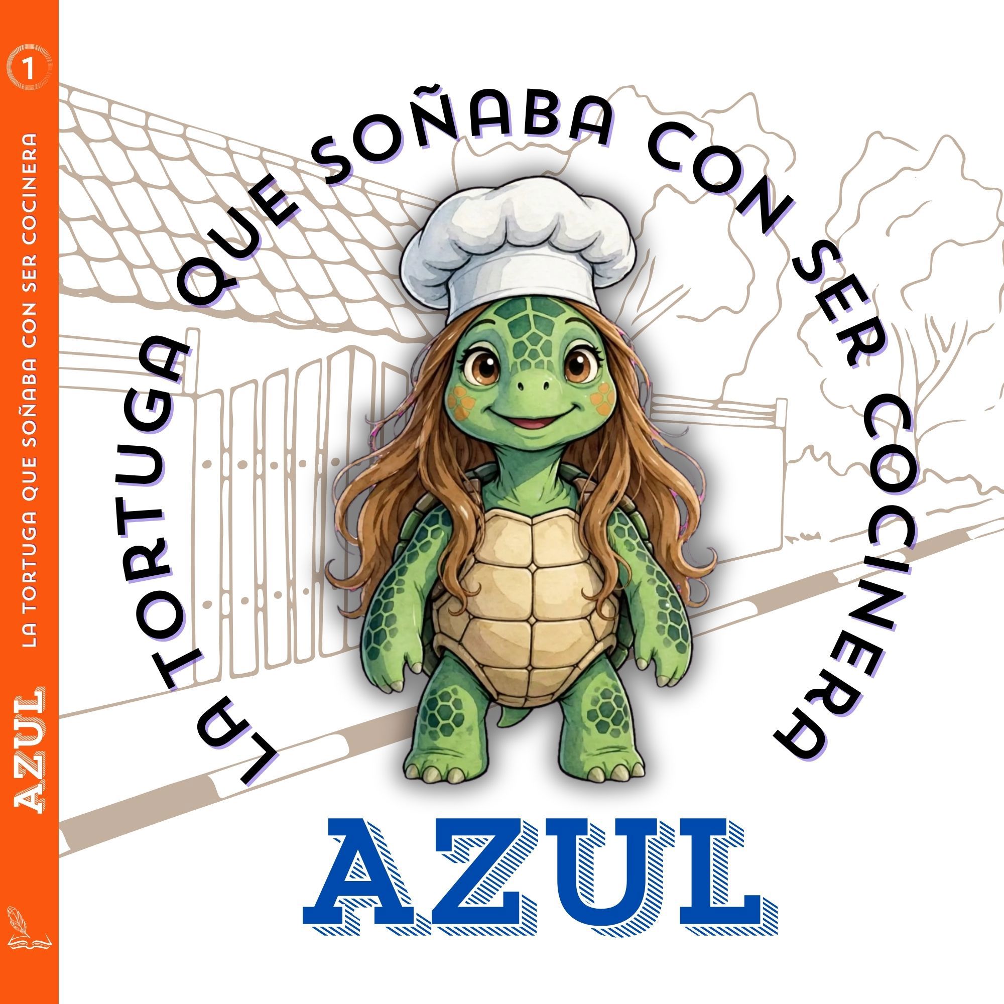 AZUL • la tortuga que soñaba con ser cocinera  Cover