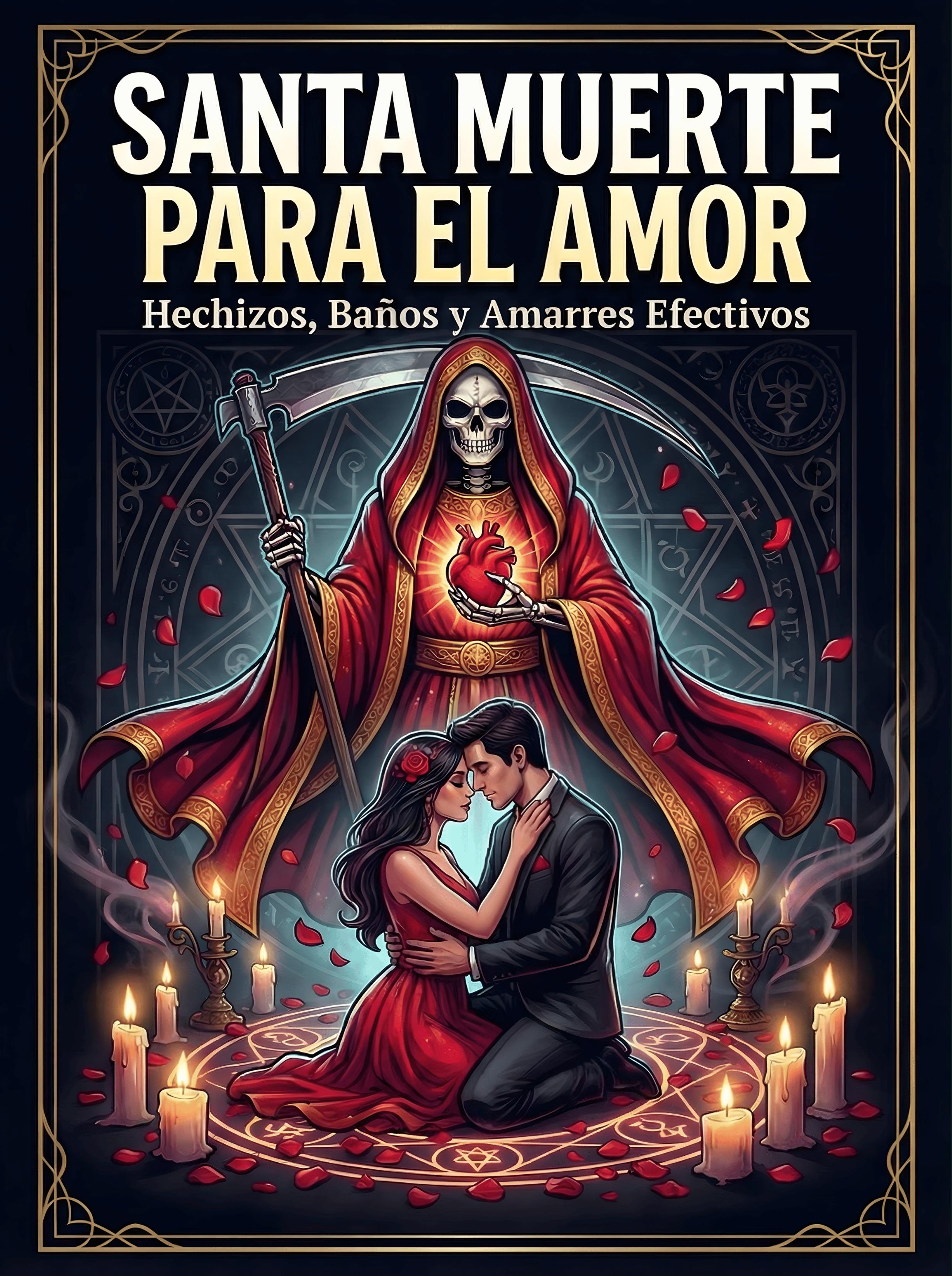 Santa Muerte para el Amor: Grimorio Gráfico Paso a Paso Cover