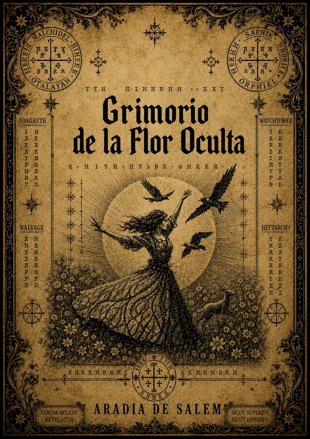 Grimorio de la Flor Oculta Cover