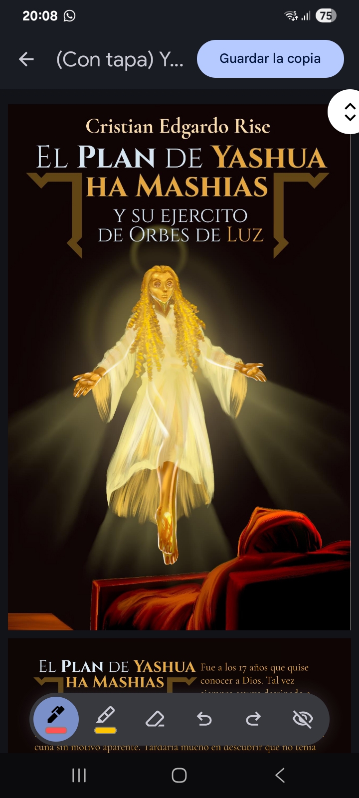 El Plan de Yoshua Ha Mashias y sus orbes de luz Cover