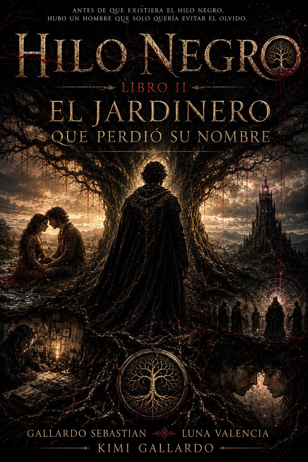 HILO NEGRO: LIBRO II EL JARDINERO QUE PERDIÓ SU NOMBRE Cover