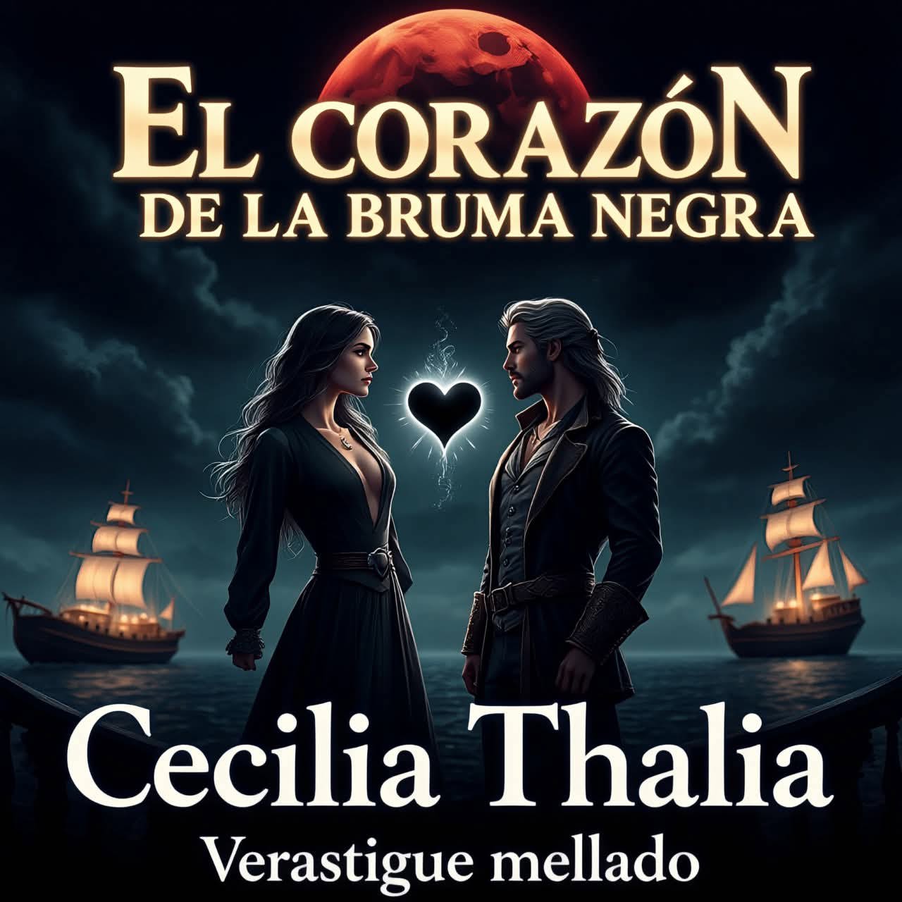 El corazón de la bruma negra  Cover